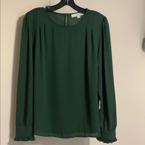 LOFT Tops - NWT Loft Puff Sleeve Blouse Size M